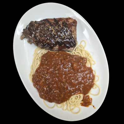 Half Rack of BBQ Pork Back Ribs